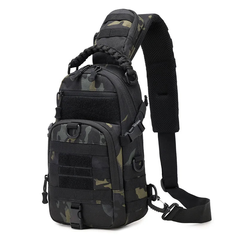 Sac bandoulière tactique homme nylon imperméable 18cm