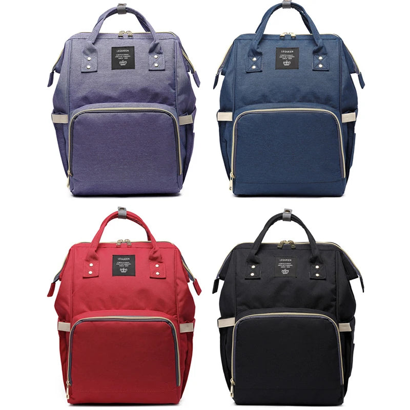 Sac à Dos à Langer Oxford Multifonction – Grande Capacité & Compartiments Isothermes