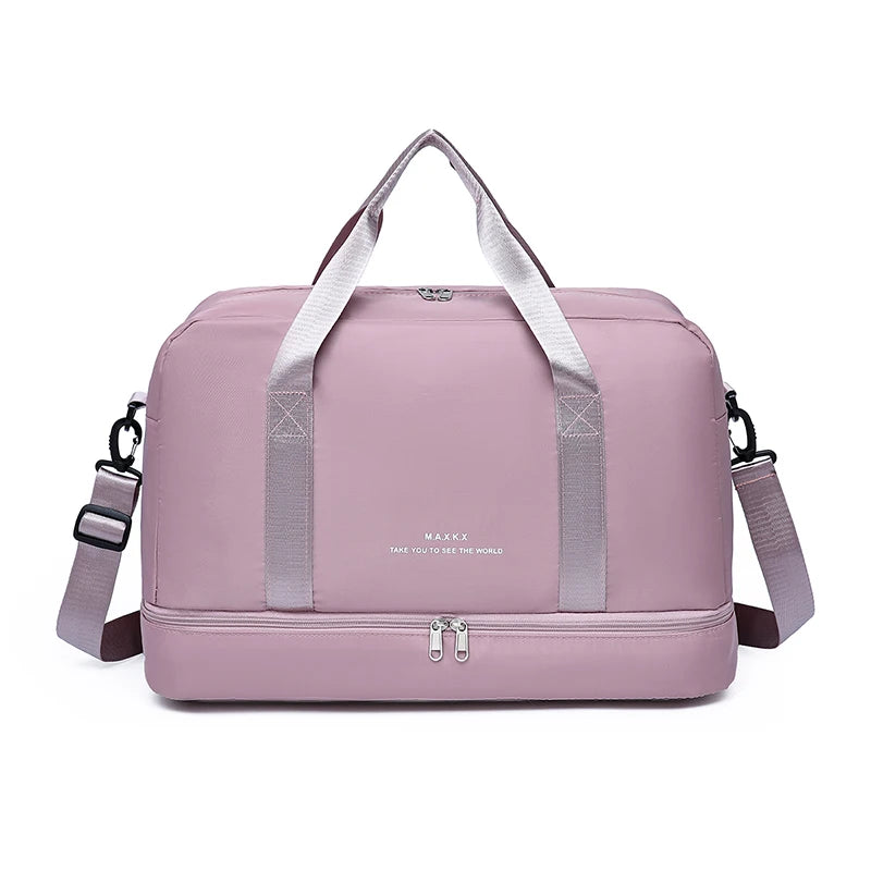 Sac de Voyage Oxford Grande Capacité Compartiment Chaussures