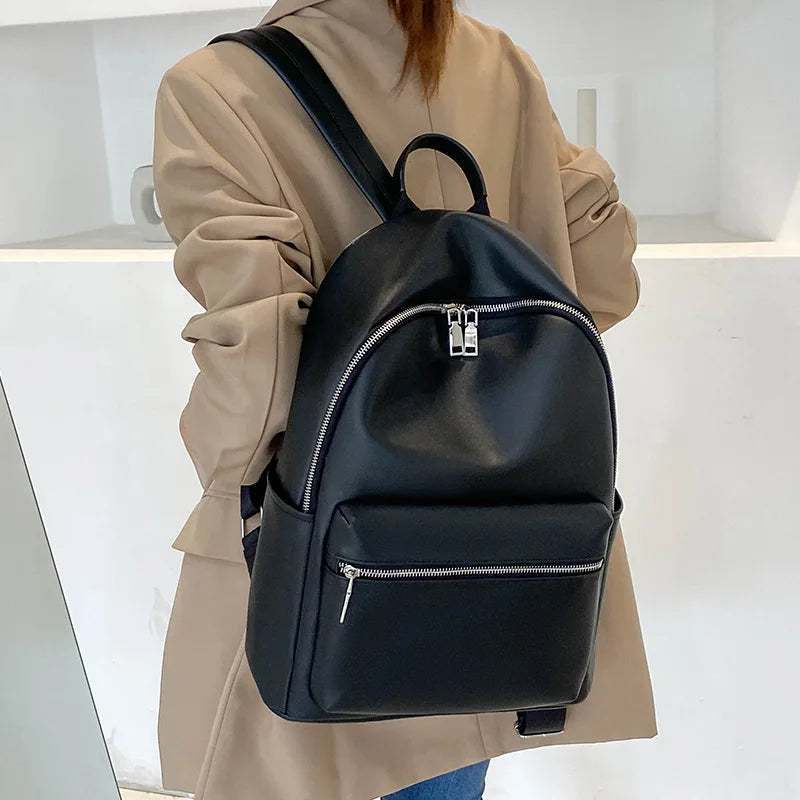 Sac à dos tendance en cuir PU souple