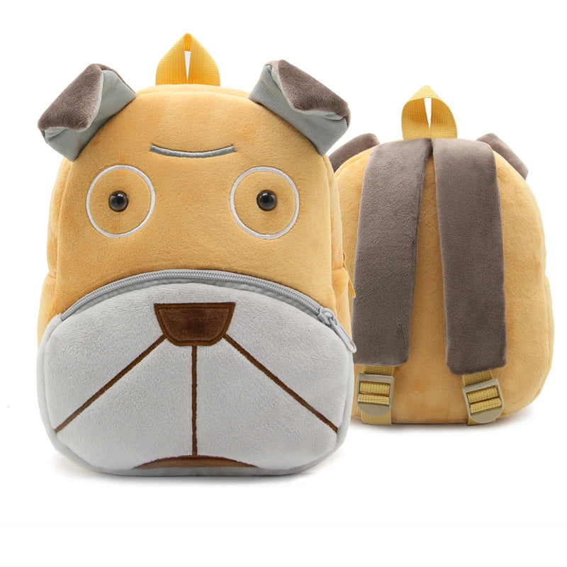Sac à dos enfant animaux en peluche