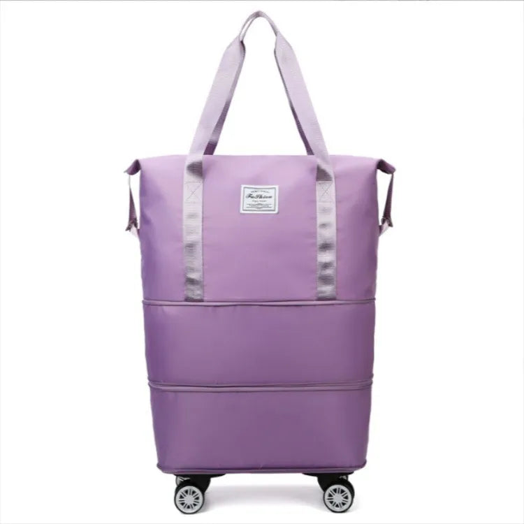Sac de Voyage Extensible à Roulettes Grande Capacité
