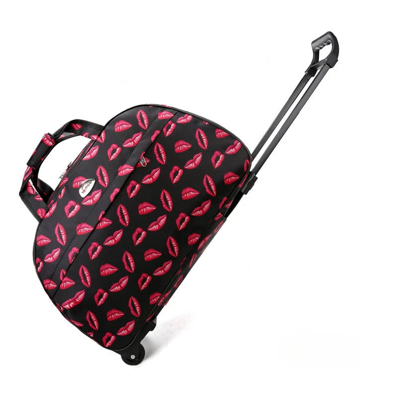 Valise Trolley 52 cm à roulettes – Sac de voyage unisexe