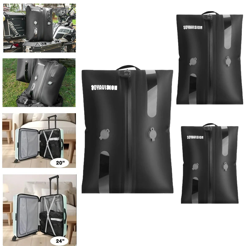 Sacs de compression étanches en polyester et TPU pour rangement et voyage