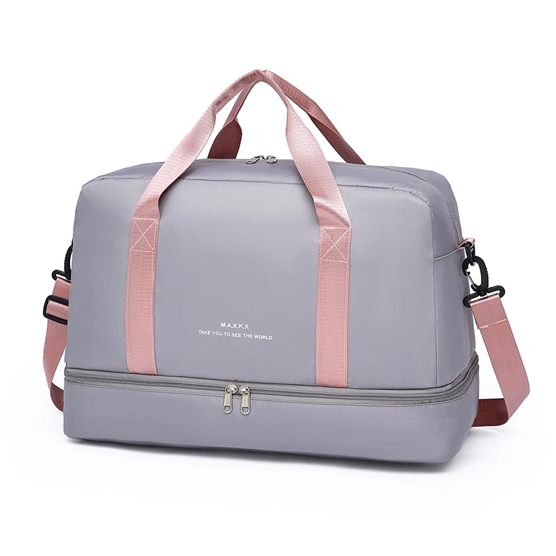 Sac de Voyage Oxford Grande Capacité Compartiment Chaussures