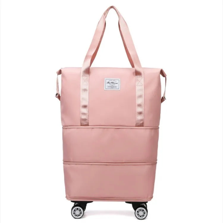 Sac de Voyage Extensible à Roulettes Grande Capacité