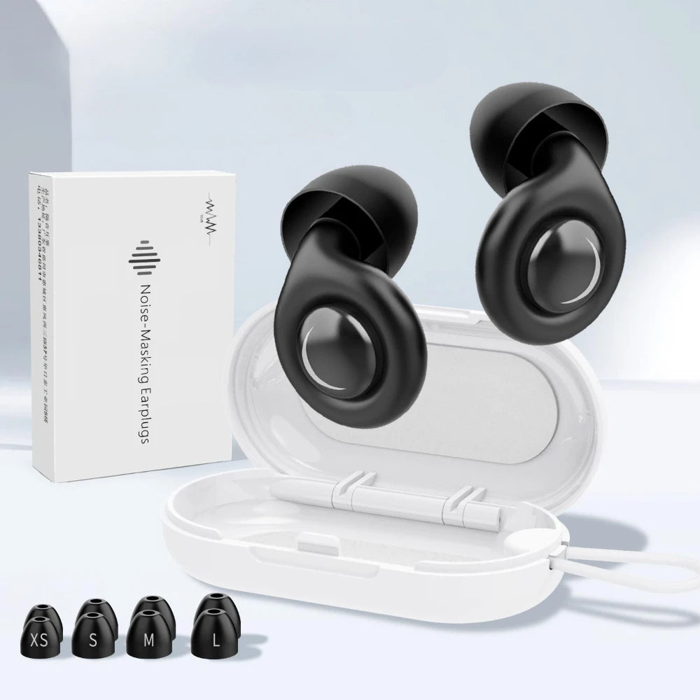 Bouchons d’oreilles antibruit en silicone réutilisables