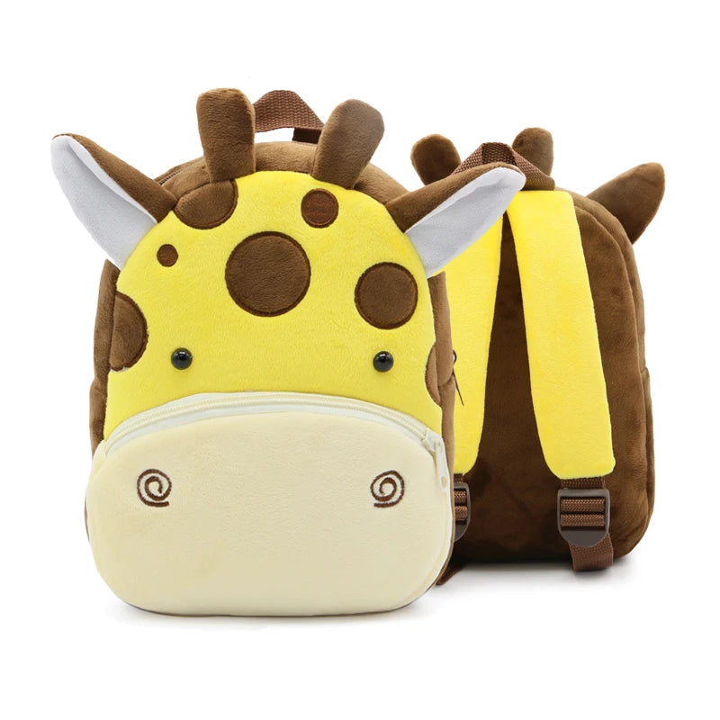Sac à dos enfant animaux en peluche