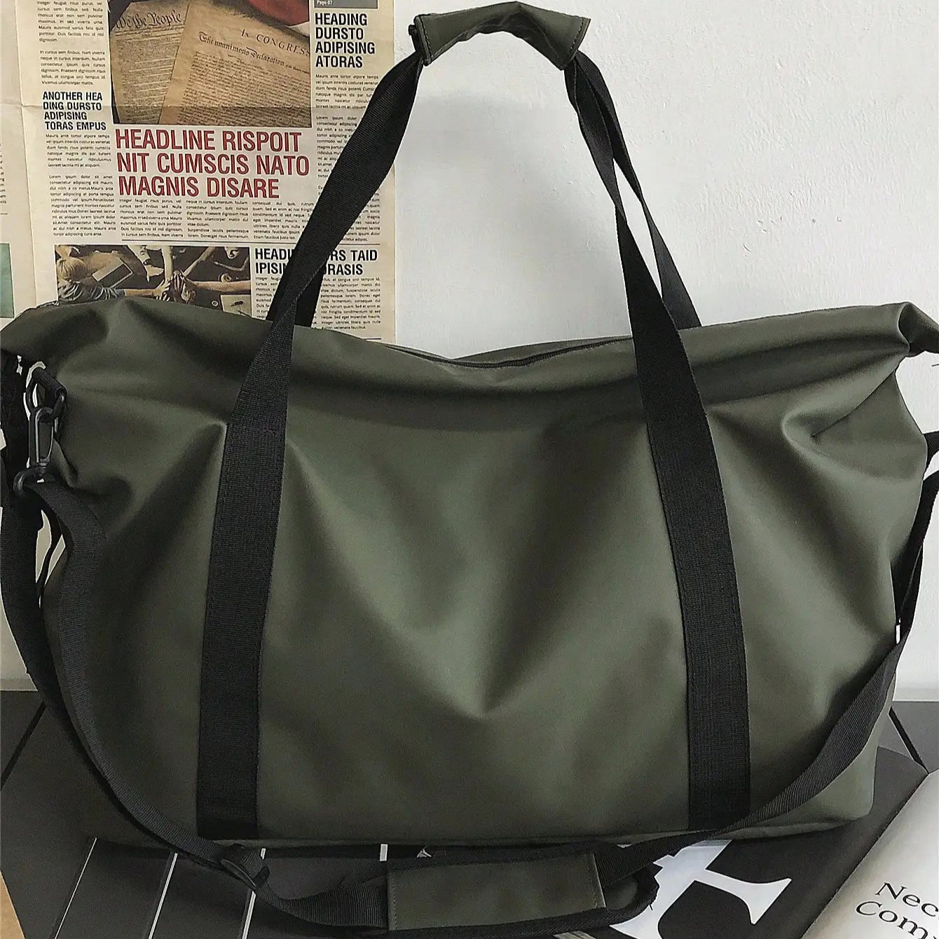Sac de Voyage Unisexe Nylon Grande Capacité Bandoulière