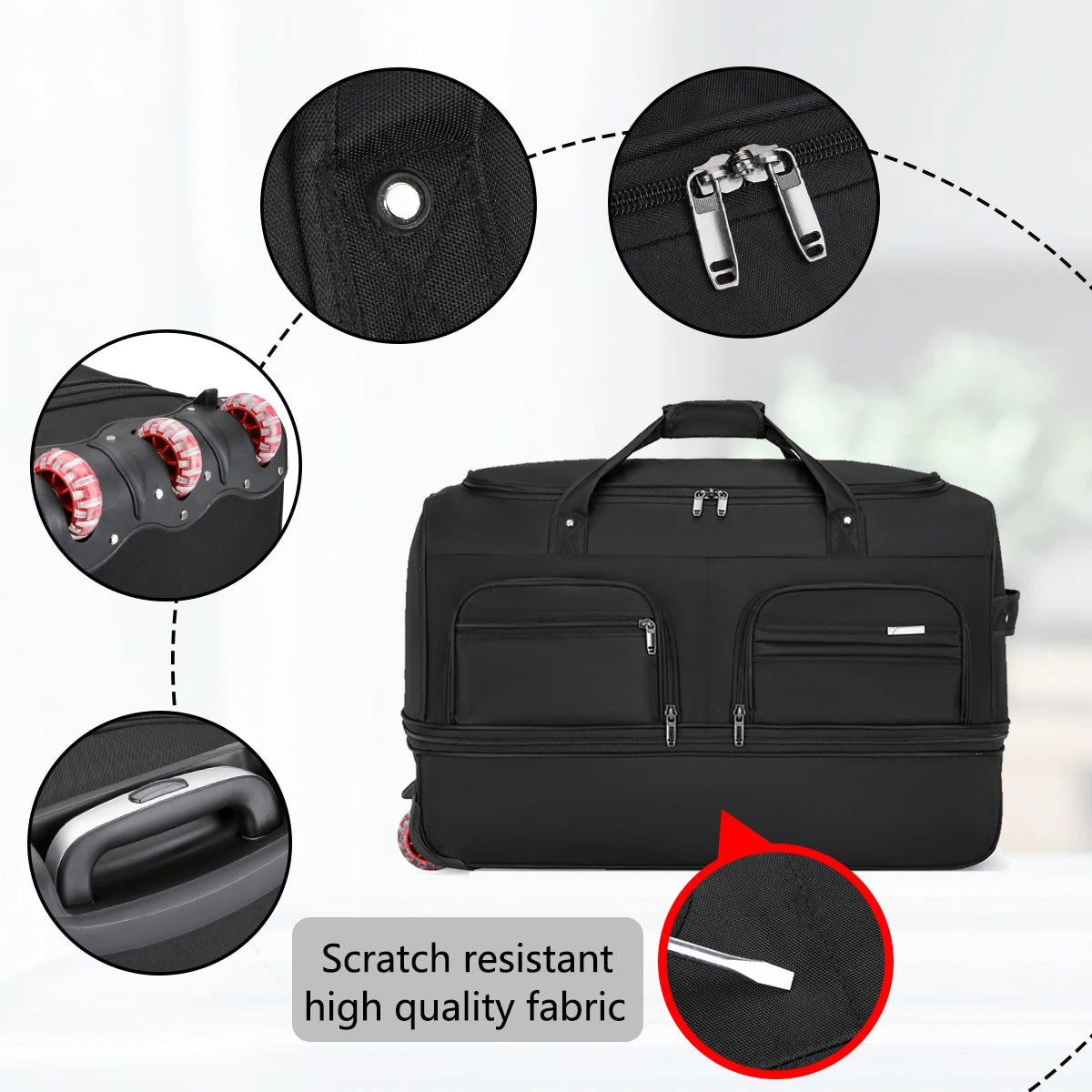 Sac de Voyage Trolley XXL Multifonction