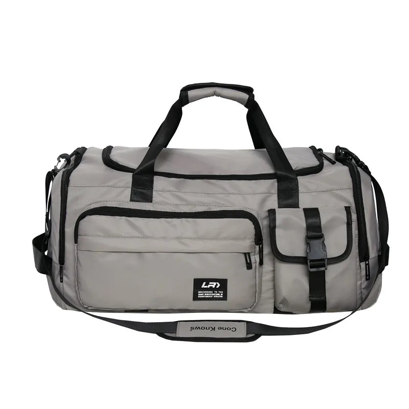 Sac de voyage en nylon imperméable avec compartiment chaussures