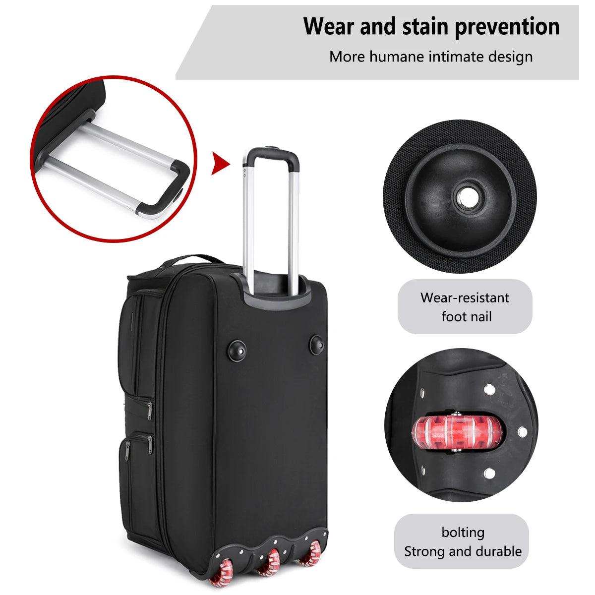 Sac de Voyage Trolley XXL Multifonction