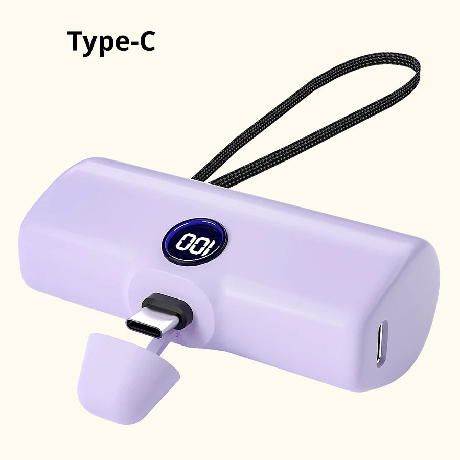 Mini Batterie Externe Liboer 5000mAh – Charge Rapide Compacte