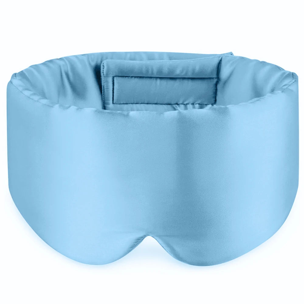 Masque de sommeil en soie ajustable confort absolu