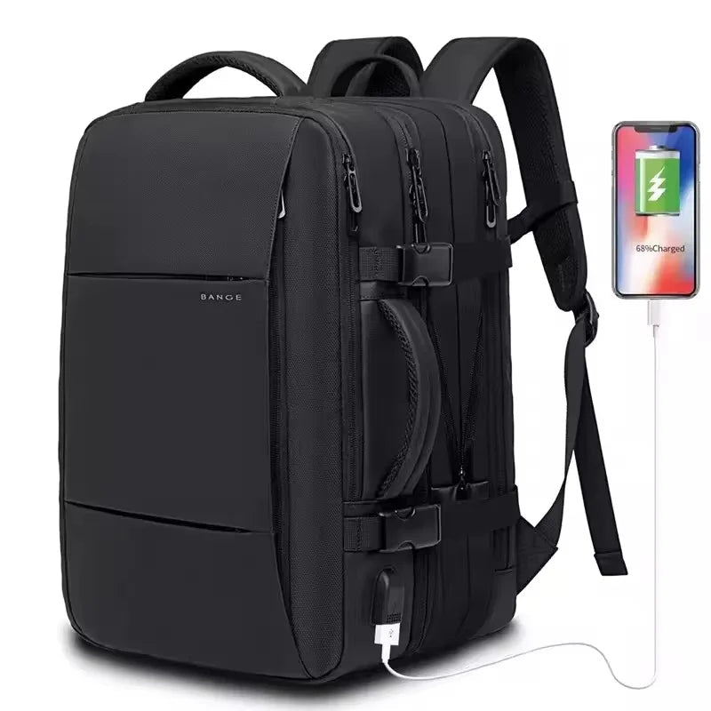 SAC À DOS ANTIVOL BANGE BG01 POUR PC PORTABLE 15.6'' AVEC PORT USB Gris 1 SAC À DOS ANTIVOL BANGE BG01 POUR PC PORTABLE 15.6'' AVEC PORT USB Gris 1