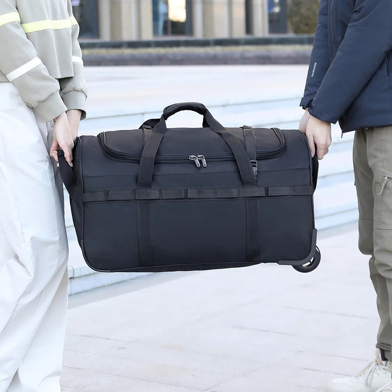 Sac de Voyage Duffel à roulettes pliable 65 cm – Grande capacité