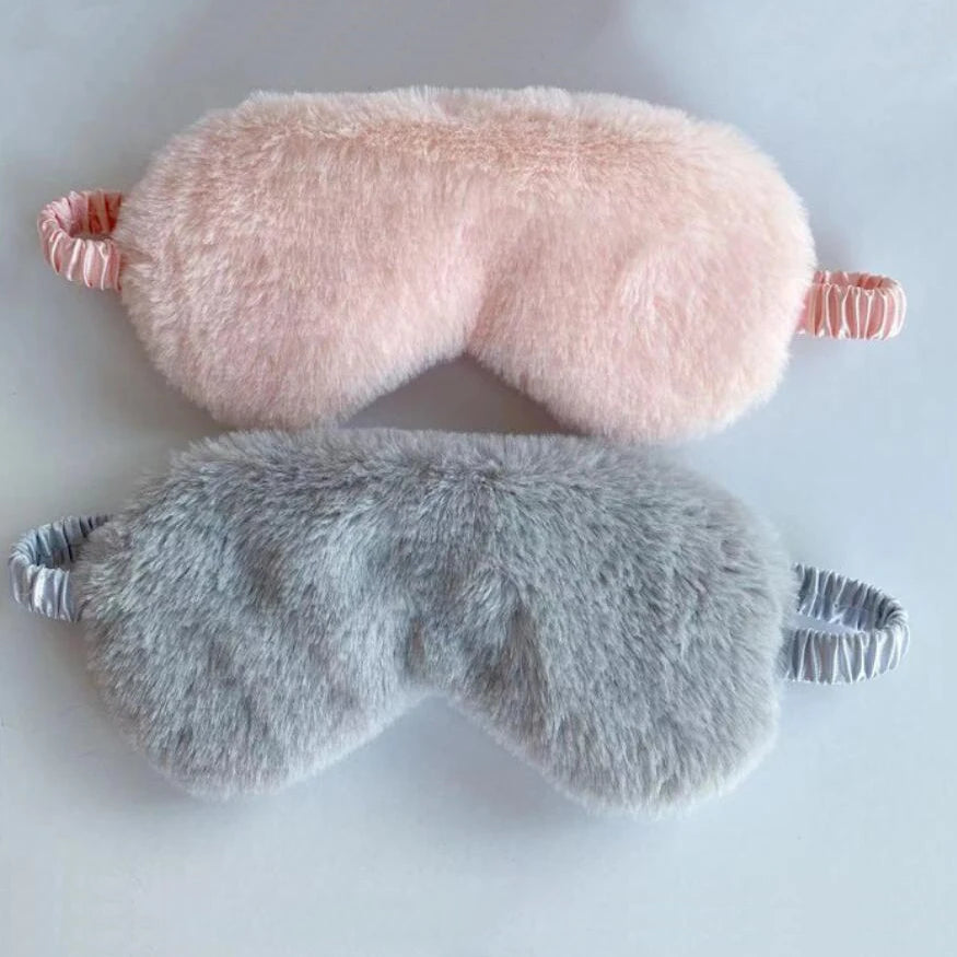 Masque de sommeil doux en peluche