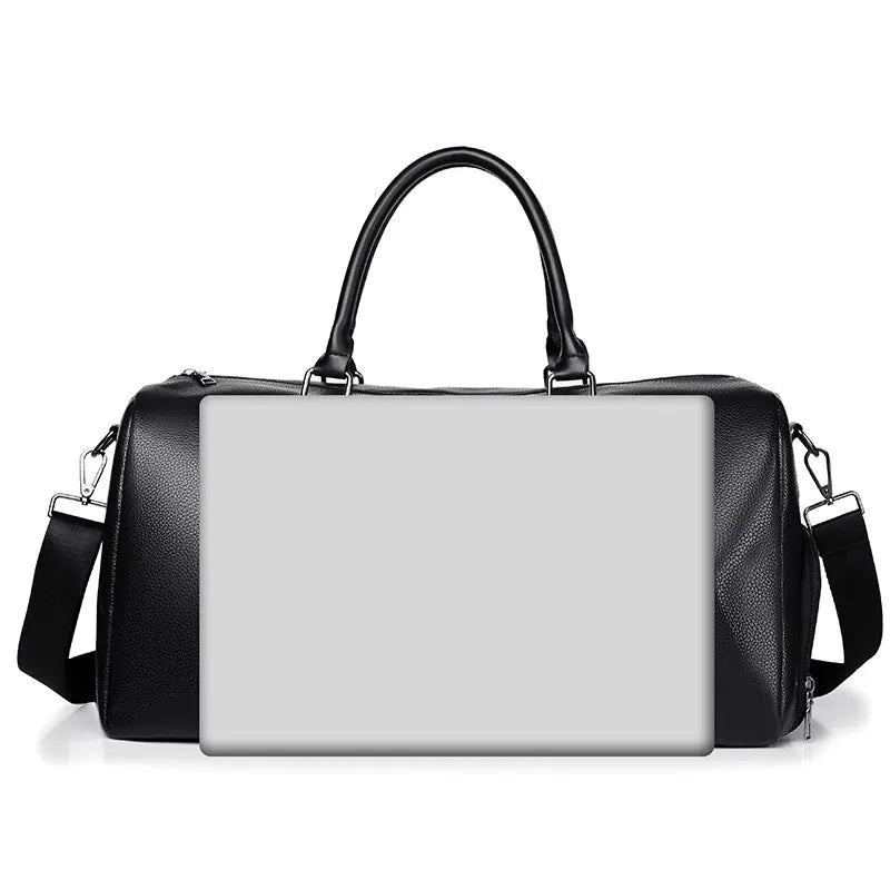 Sac de Voyage Homme Cuir PU Imperméable Grande Capacité