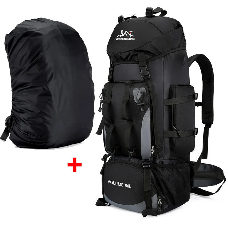 Sac à dos de randonnée imperméable 90L trekking et camping