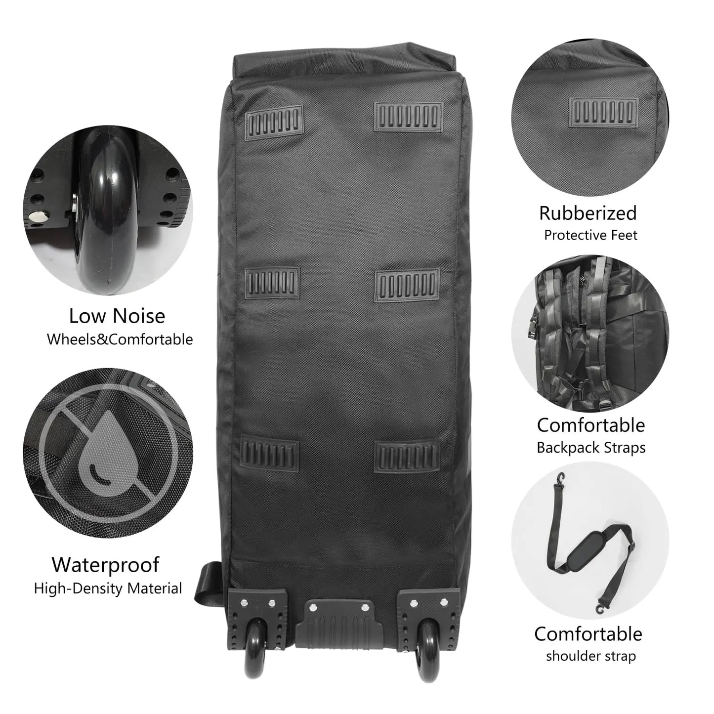 Sac de Voyage XXL à roulettes pliable – Duffel 80L