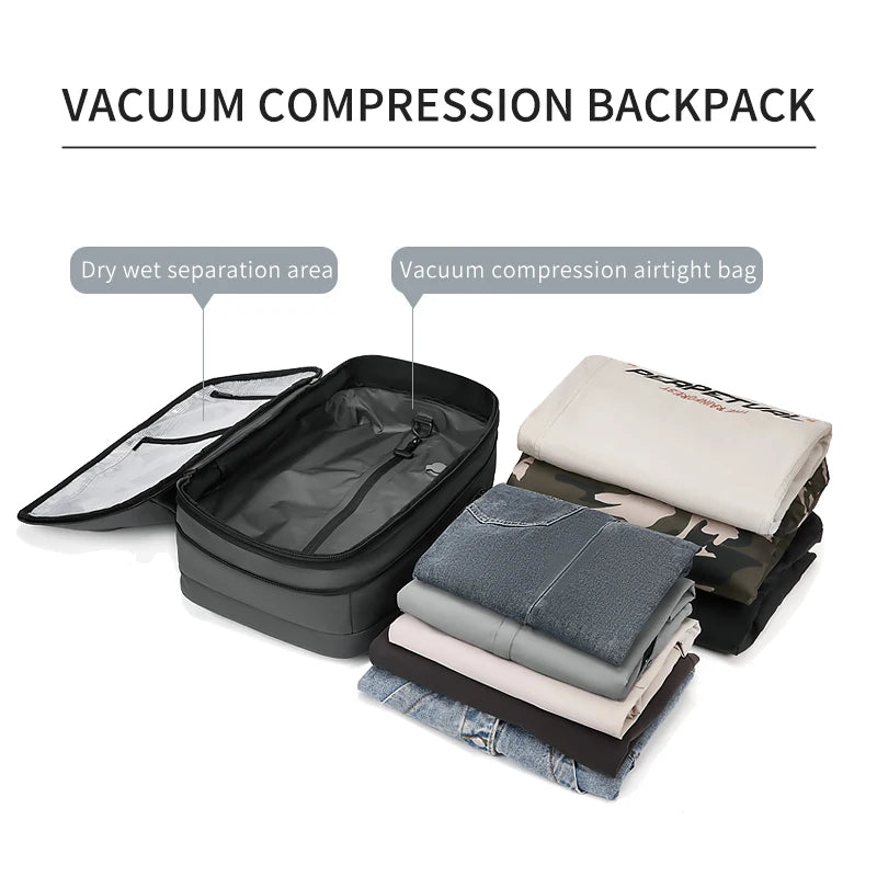 Sac à Dos de Voyage Compression XXL 17’’ – Oxford Imperméable