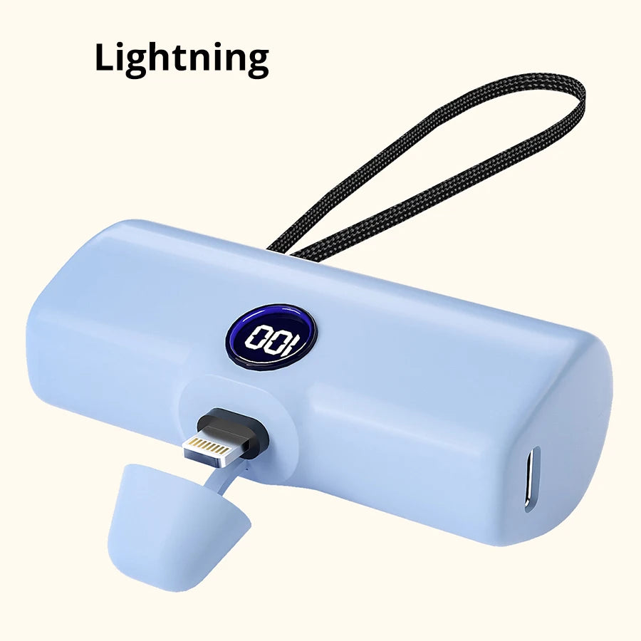 Mini Batterie Externe Liboer 5000mAh – Charge Rapide Compacte