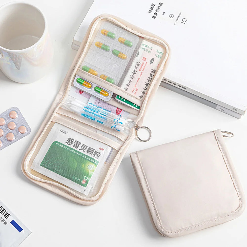 Pochette Médicale de Voyage Compacte – Organisateur Multi-Usages