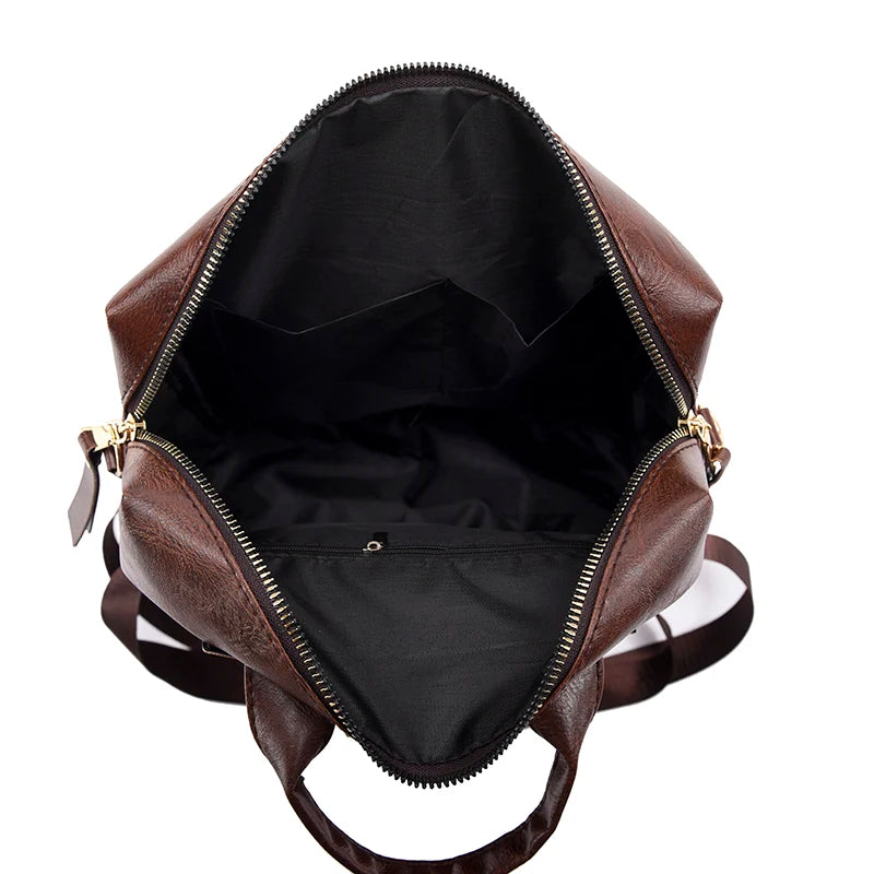 Sac à dos multifonction en cuir synthétique