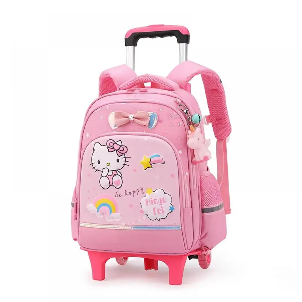 Sac à dos à roulettes enfant Hello Kitty