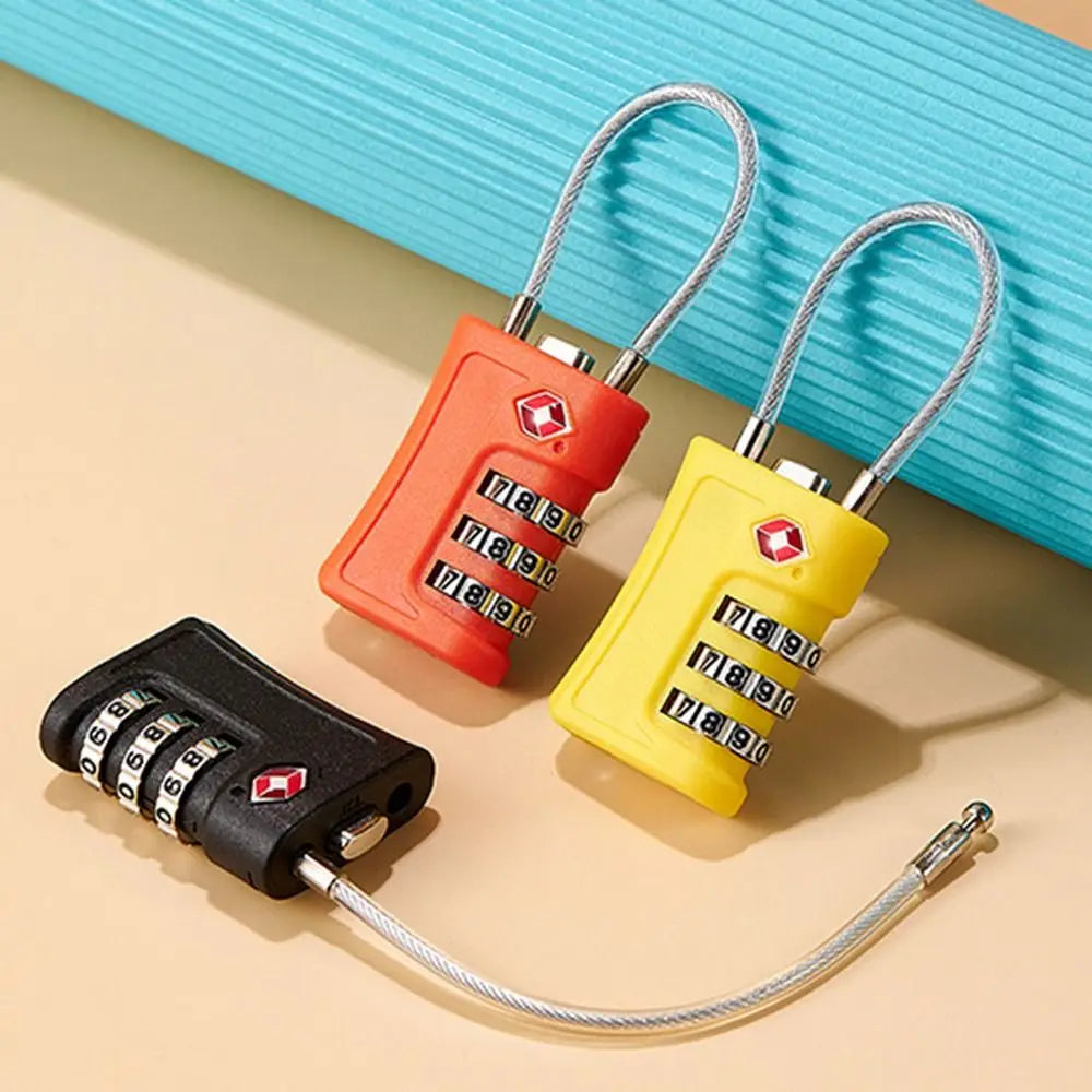 Cadenas TSA à Code Couleurs – 3 Chiffres Antivol pour Bagages