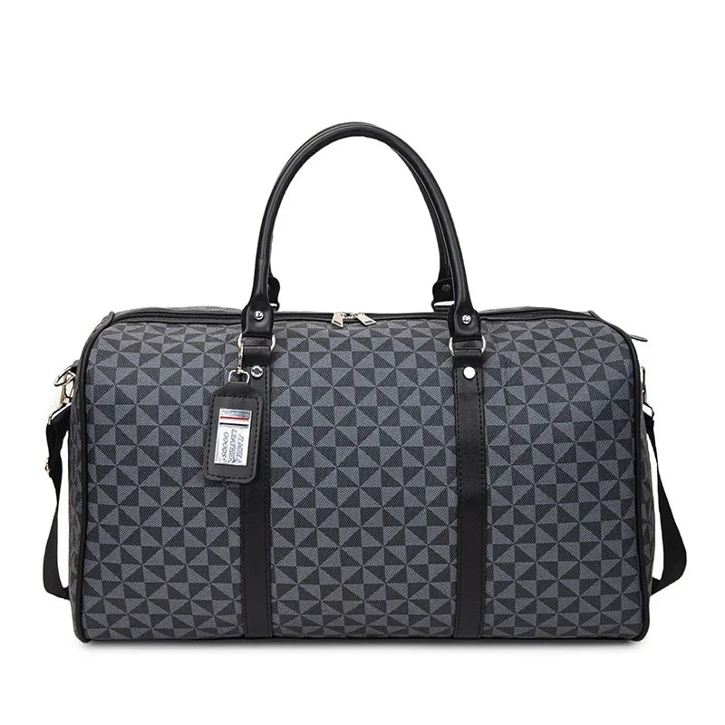 Sac de Voyage à Motifs – Cabas Élégant avec Bandoulière Amovible