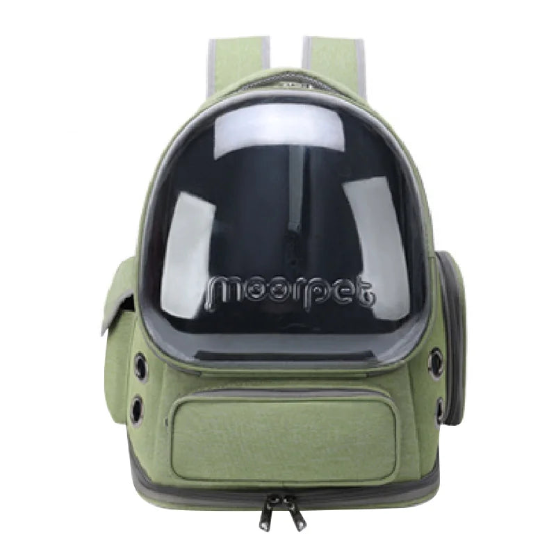 Sac à Dos Transparent pour Chat – Transport Confortable & Respirant