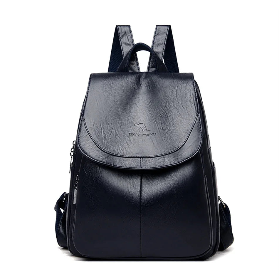 Sac à dos femme grande capacité en cuir PU