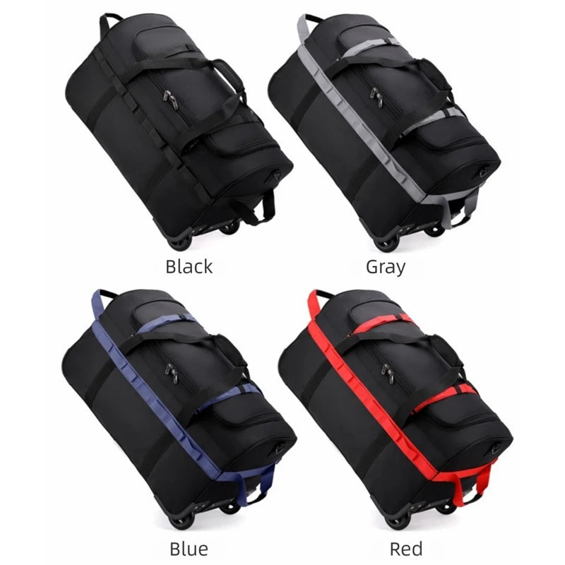 Sac de Voyage Duffel à roulettes pliable 65 cm – Grande capacité