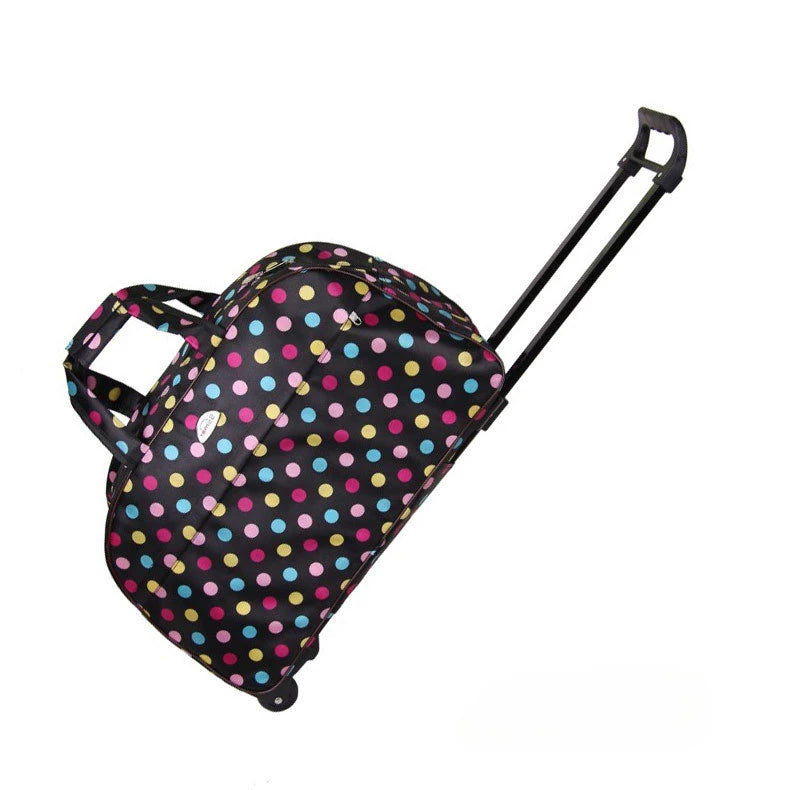 Valise Trolley 52 cm à roulettes – Sac de voyage unisexe