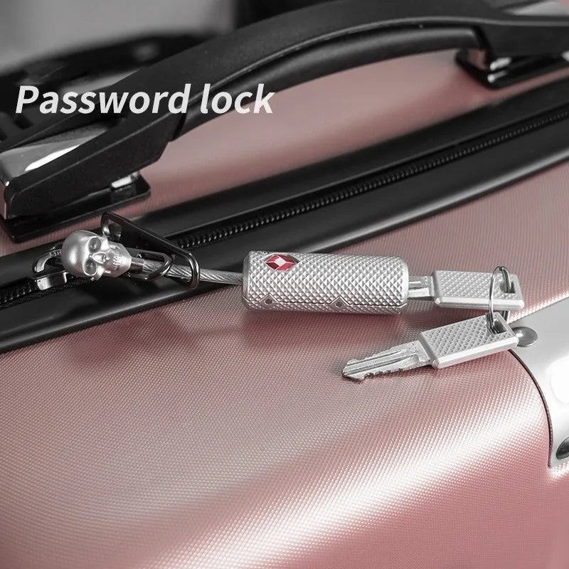 Cadenas TSA Tête de Mort avec Clé – Sécurité et Originalité