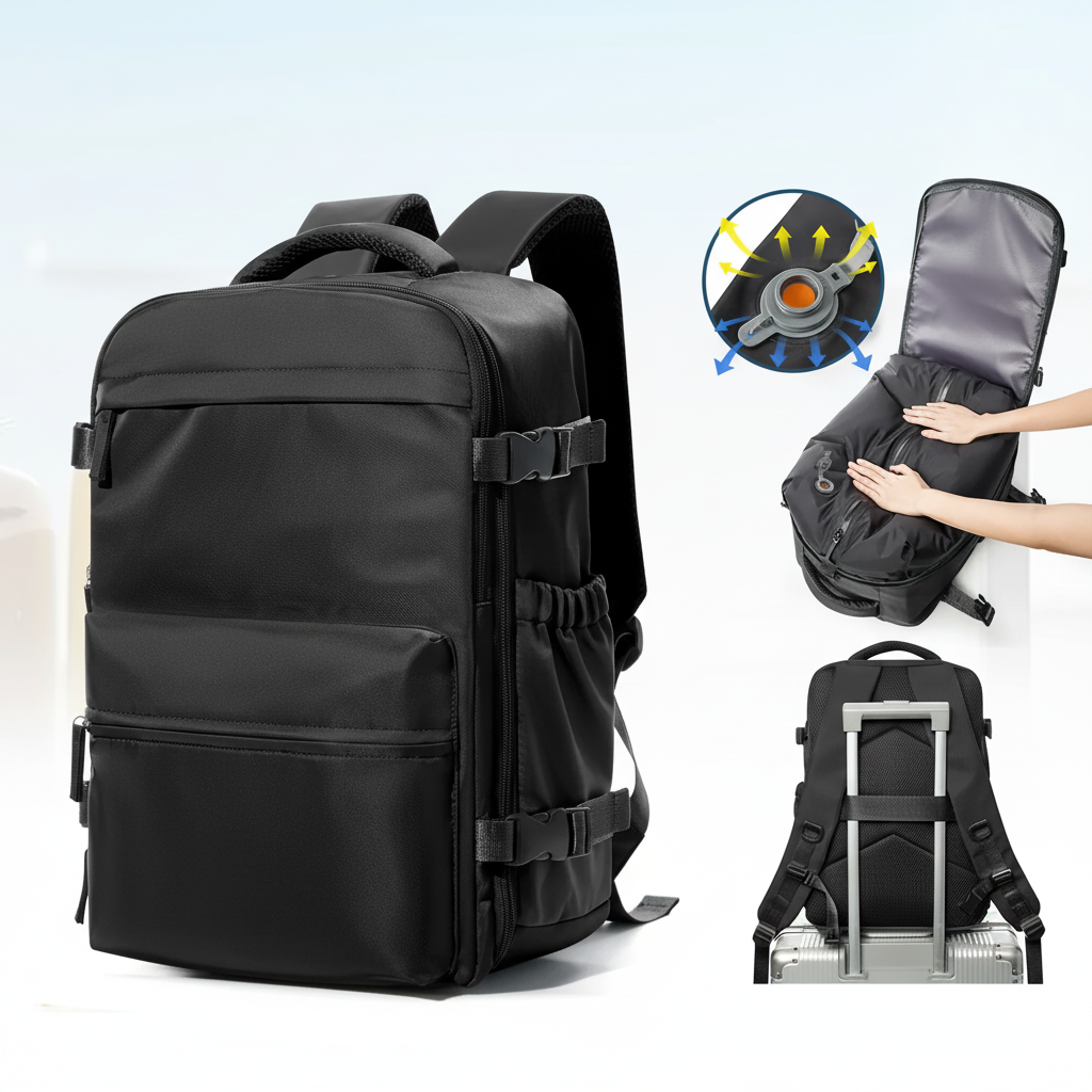 Sac Cabine 40x25x20 avec Compression sous Vide