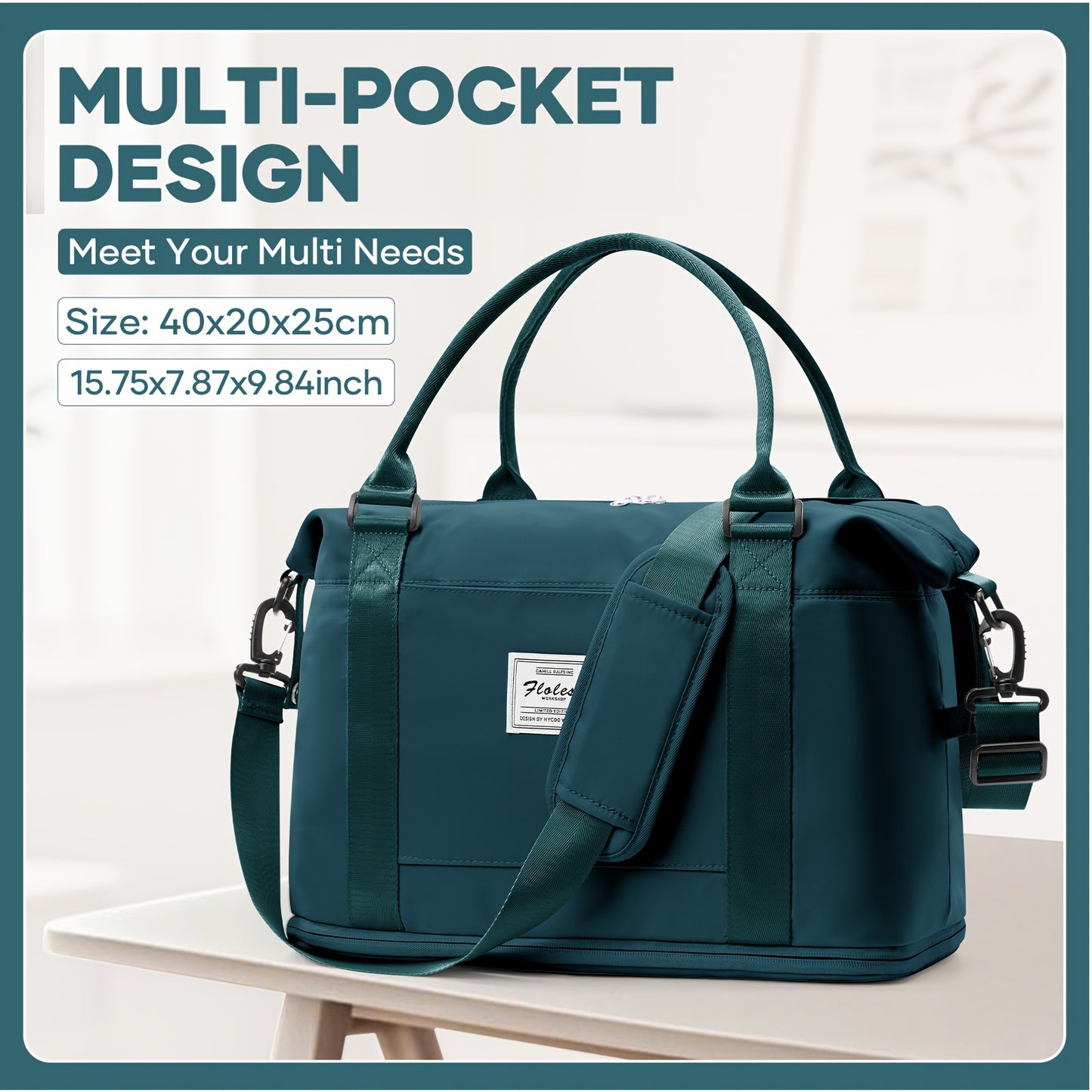 Sac de Voyage Extensible 40×30×20 cm – Bagage Cabine Compatible Avion