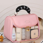 Trousse de Toilette Suspendue Transparente en PVC – Grande Capacité avec Crochet Métallique
