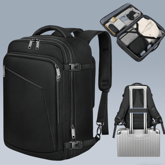 Sac à Dos de Cabine Extensible 40×30×20 cm avec Compartiment Ordinateur