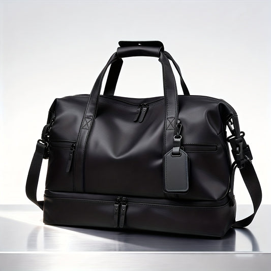 Sac de sport en polyamide pour le sport, compartiment chaussures — détail de la matière : polyamide