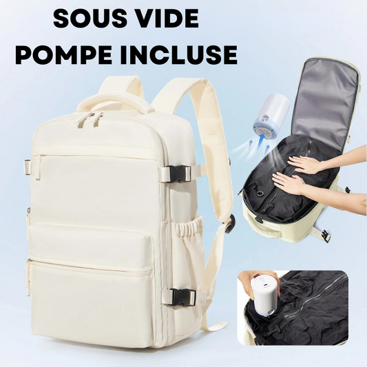 Sac Cabine 40x20x25 avec Compression sous Vide
