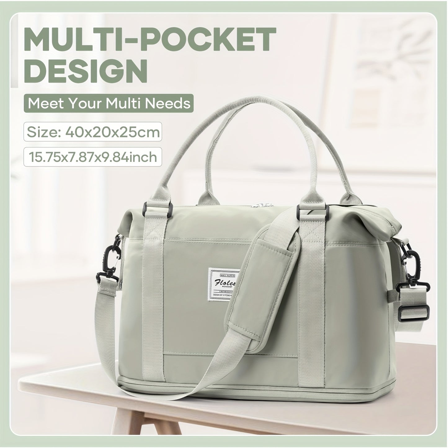 Sac de Voyage Extensible 40×30×20 cm – Bagage Cabine Compatible Avion