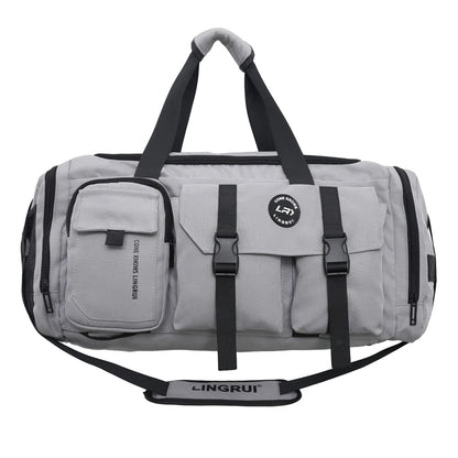 Sac de voyage en nylon imperméable avec compartiment chaussures