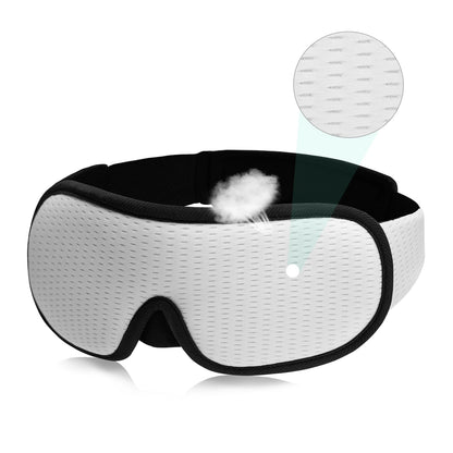 Masque de sommeil 3D en mousse mémoire confort total et blackout intégral