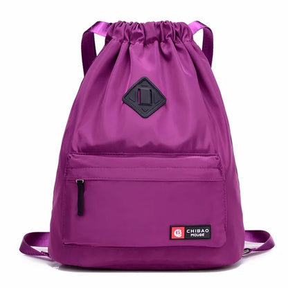 Sac de sport étanche à cordon multipoches grande capacité