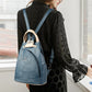 Sac à Dos Femme Élégant en Cuir PU