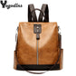Sac à dos femme cuir PU anti-vol grande capacité