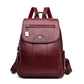 Sac à dos vintage en cuir souple