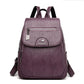 Sac à dos vintage en cuir souple